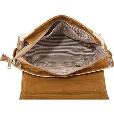 Kožená taška přes rameno Star, nastavitelná rukojeť, plátěná crossbody taška