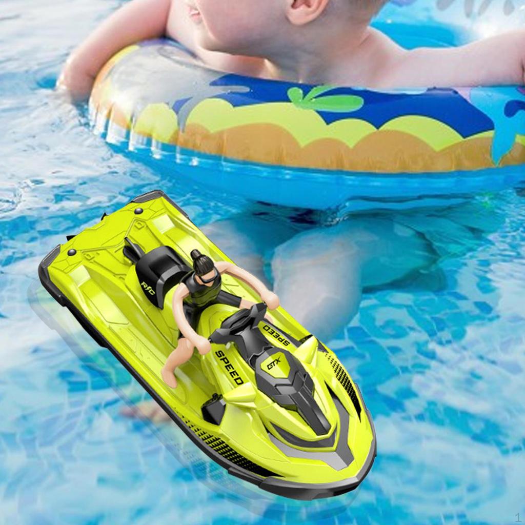 RC Motorboat Speed Boat Water Toy 2.4G Simulation Waterproof Electric Motor Kid for