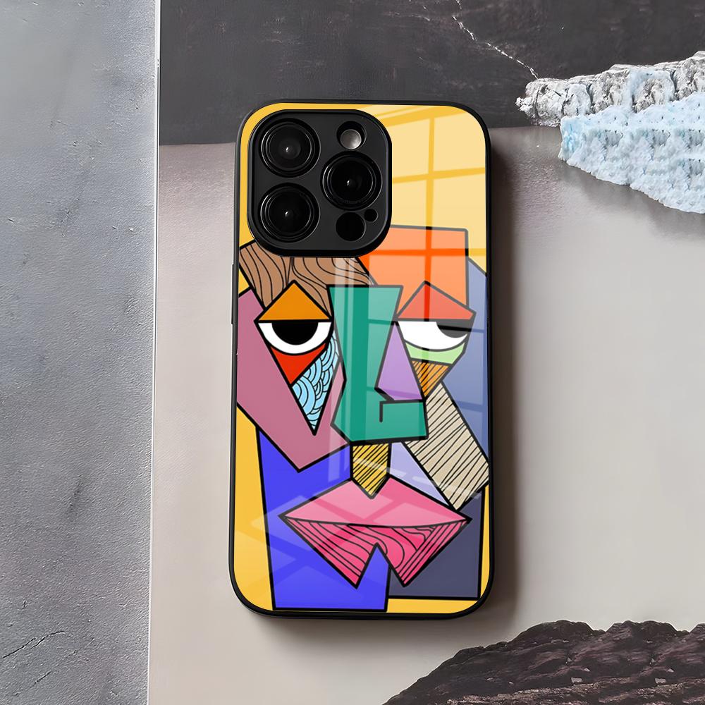 

Artist Pablo-Picasso Phone Case For IPhone 17 Air 16 E Pro Max 15 14 13 Mini 12 Pro 11 Max Plus Black Glass Cover iPhone17 Air