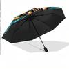 Monster High Windproof Auto 8 Rib Folding Umbrella Portable Outdoor Parasol
