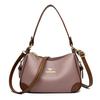 Taška přes rameno crossbody Měkká kůže Více přihrádek Taška pro maminky Jednoduchá a velkokapacitní taška