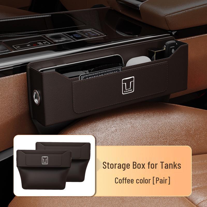 Boîte de rangement pour espace vide de siège auto - Organisateur d'intérieur de véhicule