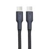 100W Dual Type-C Braided Fast Charging Cable for Huawei and Apple Phones