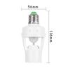 E27 Motion Sensor Light Switch E27 Base Lamp Holder 100-240V Motion Detector With Light Control Smart Switch Socket Adapter