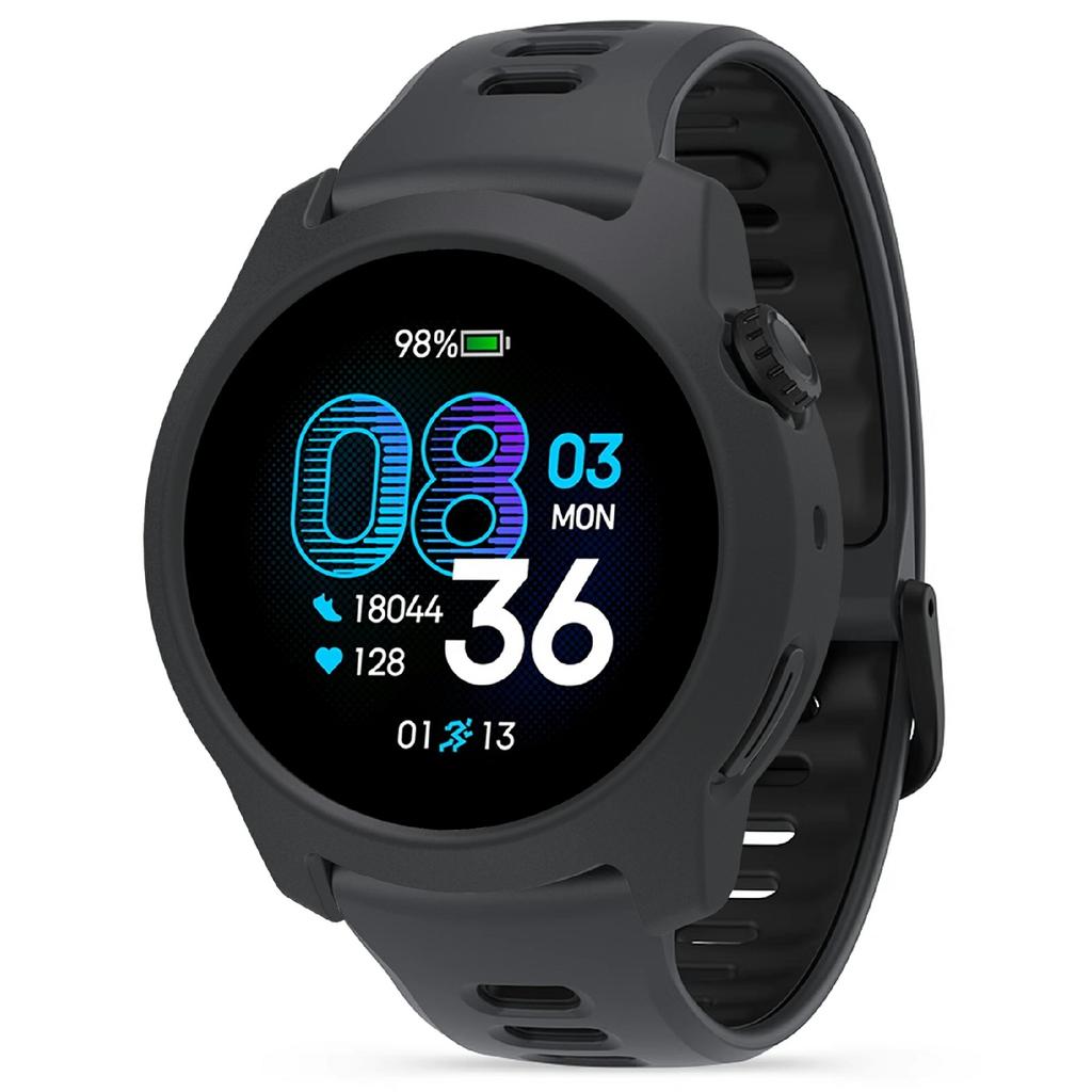 Pro hodinky Coros Pace 4 Pouzdro Měkký silikonový Dutý rám hodinek Kryt