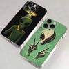 Funny Space UFO Alien Cover Phone Case For iPhone 17 16 15 14 13 12 11 Pro Max Plus Mini Clear Soft Shell Thin Tpu