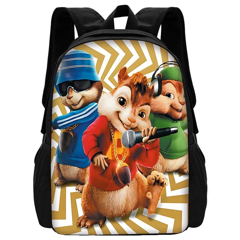 AlvinS en de C-Chipmunks: ChipwreckedS Kinder Schoolrugzak met Lunchtassen, Etui, Schooltassen voor Jongens Meisjes Beste Cadeau