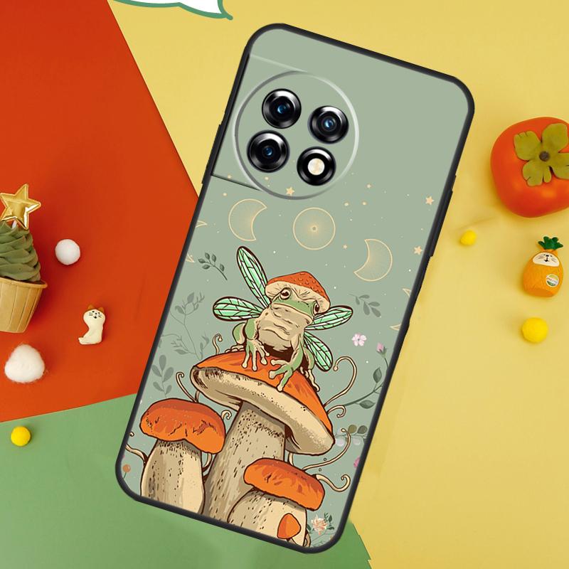 Cottagecore Frog Aesthetic Case For OnePlus Nord 5 CE 2 3 4 Lite N20 N30 OnePlus 15 13 12 11 10 10T 12R 13T 13R Cover