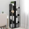VidaXL Bookcase Black 48x25.5x140 Cm Chipboard