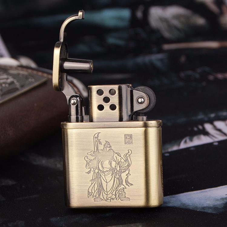 "HY-303 Dolphin Metal Inflatable Flame Lighter - Creative High-End Gift"