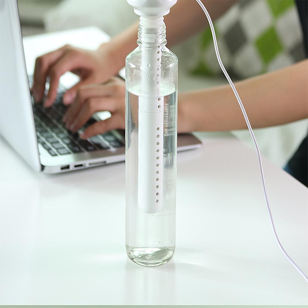 Portable Humidifier, USB Rechargeable Humidifiers With Flexible Rubber Buckle, Adjustable Length Mini Humidifier For Plants, Office, Car, Baby Room