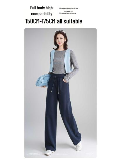 

Five White Geese Sakura Tencel High-End Wide Leg Women s Pants 2666 - Spring Collection 3XL (140-155 jin)