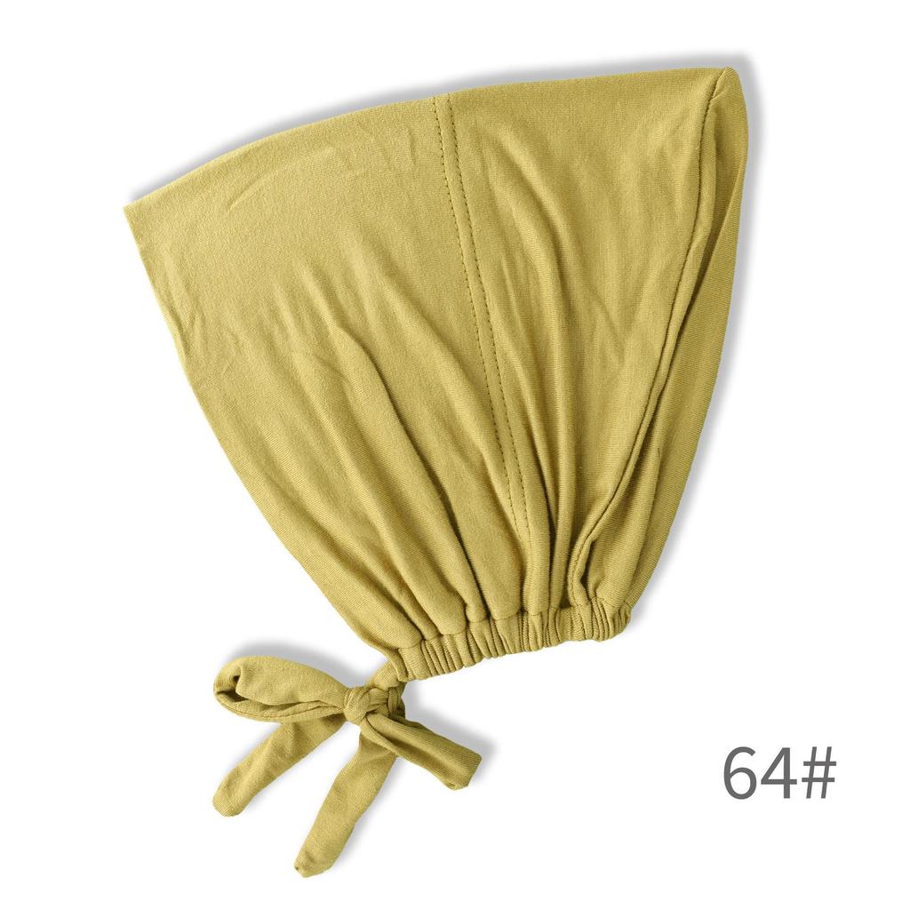 Premium Mercerized Cotton Adjustable Elastic Hair Cover Cap
