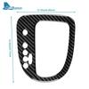 Real Soft Carbon Fiber Sticker For Seat Leon 2005 2006 2007 2008 2009 2010 2011 2012 LHD RHD Car Inner Gear Shift Panel Trim
