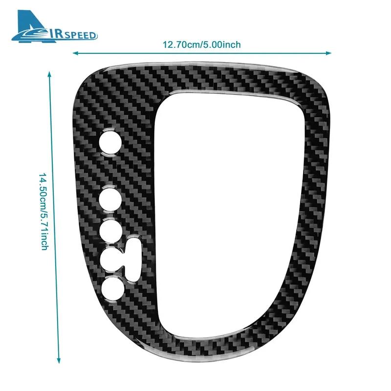 Real Soft Carbon Fiber Sticker For Seat Leon 2005 2006 2007 2008 2009 2010 2011 2012 LHD RHD Car Inner Gear Shift Panel Trim