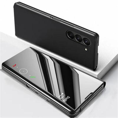 Telefon kılıfı için Samsung A05S A05 A15 A25 A35 A55 5G ayna temizle Flip kılıfları Samsung Galaxy A05 A05S A15 A25 A35 A55 5G PU deri kılıflar tam kapak