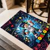 Roblox Neon Roblox Graffiti Area Rug Design For Living Rooms Decorate Room Balcony Foyer Antislip Rug Office Home Decor Perfect Gift For Friends Famil