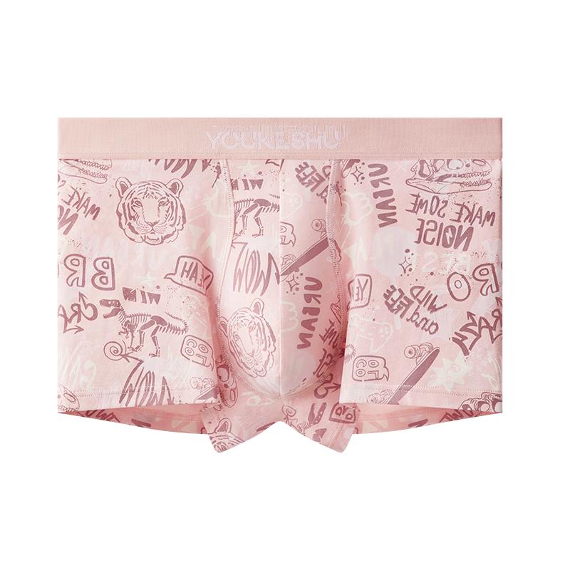 

Men s Pure Cotton Boxer Briefs with 7A Antibacterial Crotch 4XL