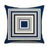 Daily Household Products Classic Simple Geometric Pillowcase Linen Office Cushion Waist Pillowcase
