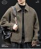 Men's American Style Heavyweight Wool Cashmere Jacket - Double-faced, Thickened, High-end, Plus Size Casual Outerwear for 2025.