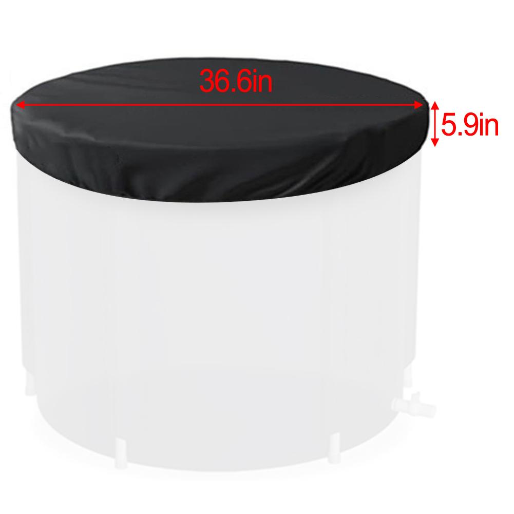 Wasserdichte Eisbad-Abdeckung Durchm. 32 Zoll Durchm. 36,6 Zoll: Halten Sie Ihr -Kaltwasserbecken sauber &Kaltwannenabdeckung Wasserdichte Badewannenabdeckung