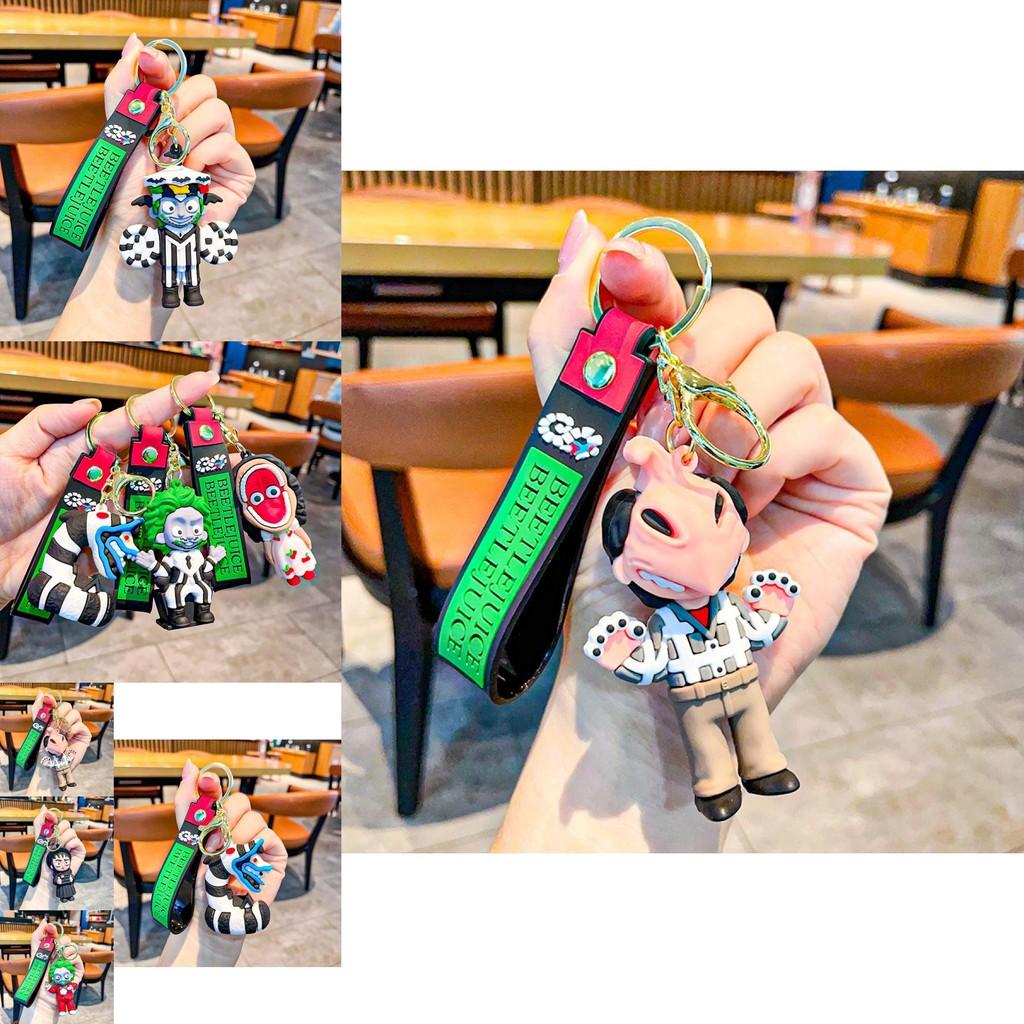 Bezaubernder Cartoon Bubble Mart Schlüsselanhänger Einzigartiges Geschenk für Halloween und besondere Anlässe