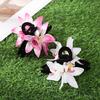 Elegant Fabric Flower Hair Claw Clip Hair Banana Barrettes Women Hair Ornaments
