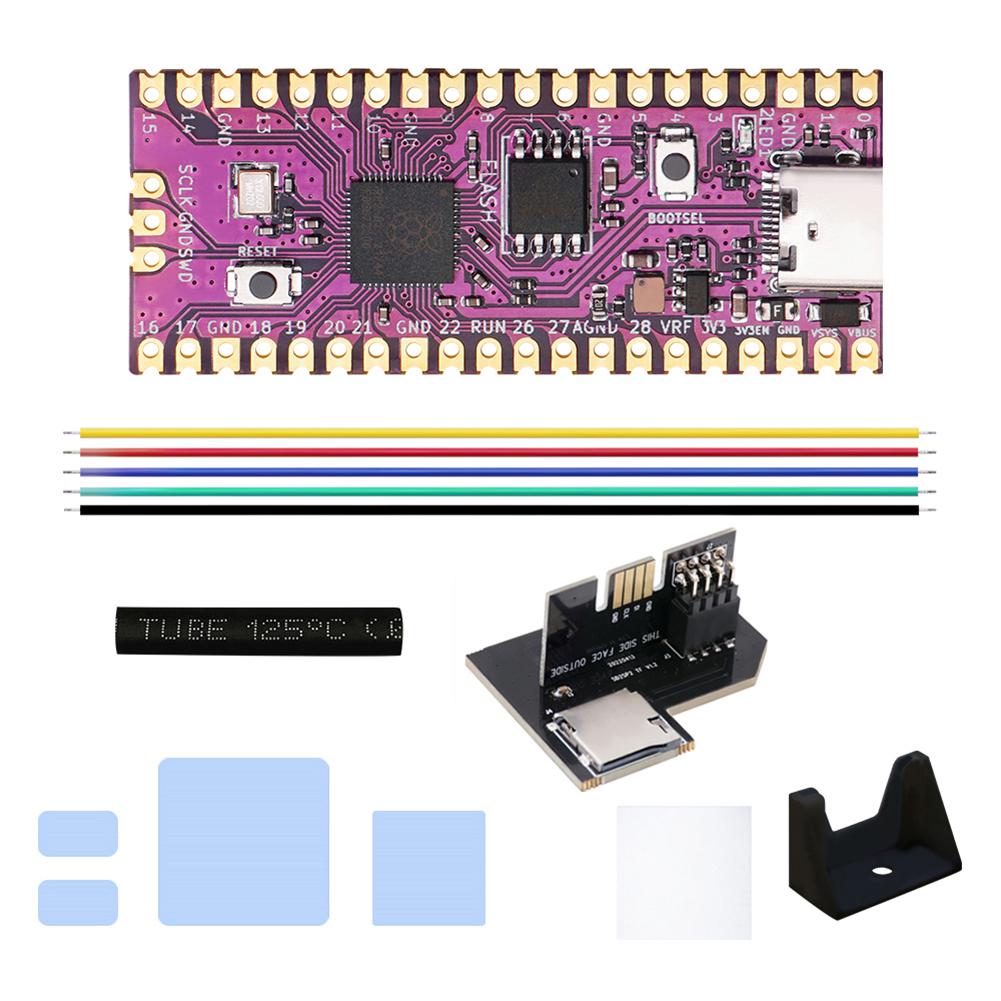 19 Kit Pi Pico Board Picoboot IPL Replacement Modchip and SD2SP2 Adapter Card Reader For Nintendo GameCube NGC Game Console