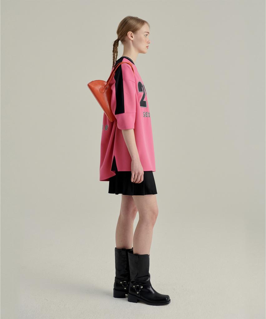 Margesherwood Bessette Shoulder + Strap - Tangerine Crinkle