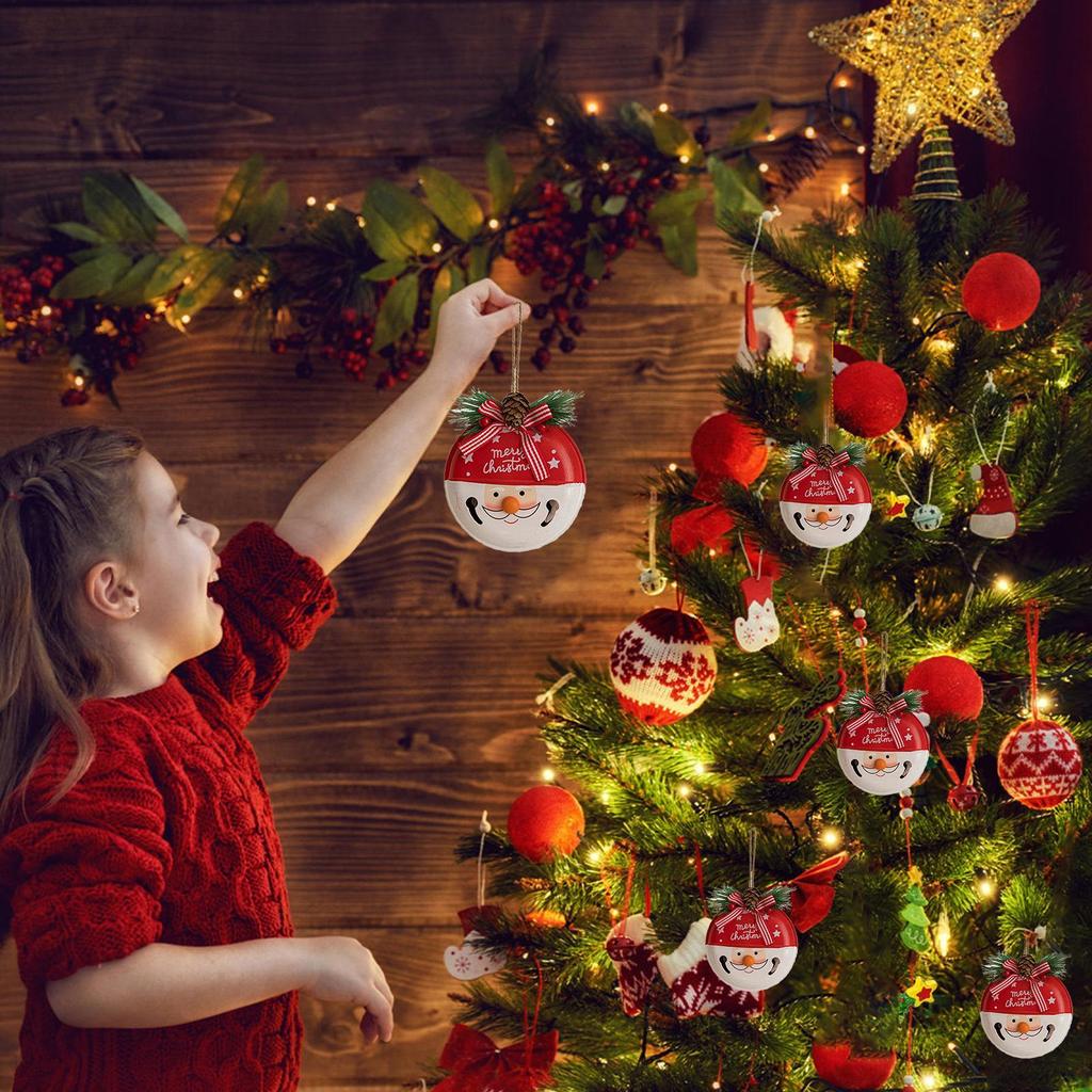 Clochette de Noël Charme en Fer Ornement d'Arbre de Noël Pour les Fêtes Hivernales Fête de Famille à la Maison Porte Automne