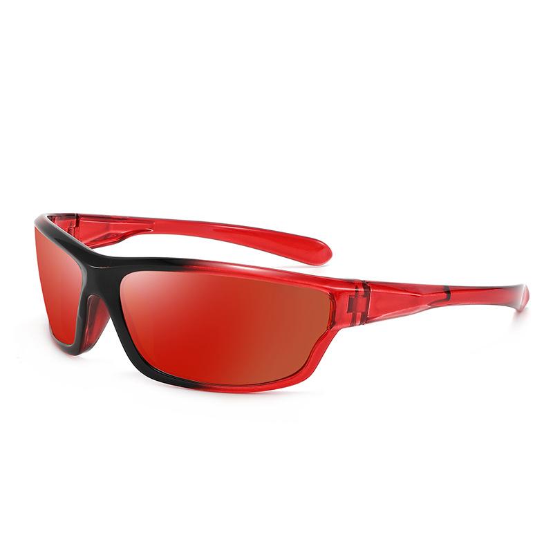 Mens Sport Cycling Polarized Sunglasses Womens Square Frame Outdoor Advanced Shades Glasses UV Protection For Driving Fishing