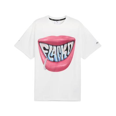 X A$AP Rocky Collaboration SS25 Capsule Series Round Neck Comfortable Versatile Short Sleeve T-Shirt Men Tops White 633388-02