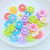 30Pcs New Cute 12.5mm Resin Mini Floret Flat Back Cabochon Scrapbook Kawaii DIY Embellishments Accessories Q22