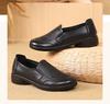 Genuine Leather Soft Sole Slip-on Shoes for Women, Non-slip, Comfortable, Plus Size, Autumn Style - Model 801319