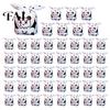 Halloween Candy Bags 48 Pcs Bags, Kids Trick or Treat Goodie Cute Rabbit Decorative Pouches for Dessert Shops Ear Small Plastic Gift Cookie,