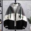 Lambswool Plus Size Men's Soft High-quality Fabric Windproof Warm Jacket Fashionable Versatile Casual Sports Lightweight Jacket Baseball Jacket