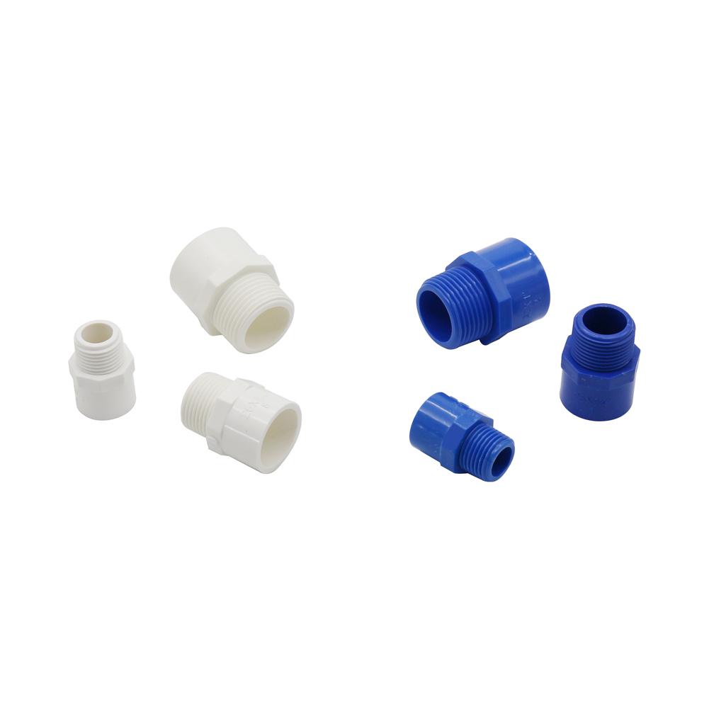 1/2" 3/4" 1" External Thread to Inner Diameter 20/25/32mm Male BSP Thread Adapter Water Pipe Fittings PVC Hose Repair Connector