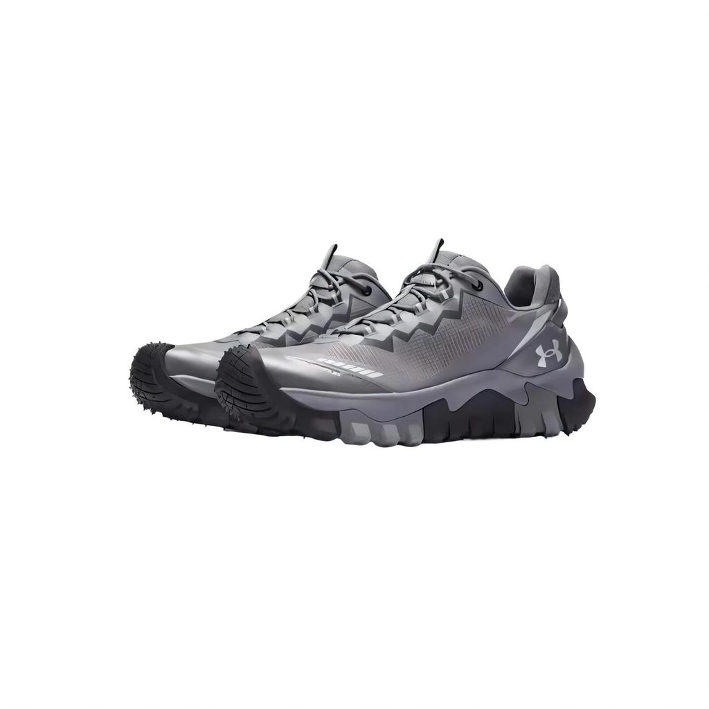 Under Armour Comfortable Low-Top Hiking Shoes Unisex Shoes Light-Gray White 4438006GRAY