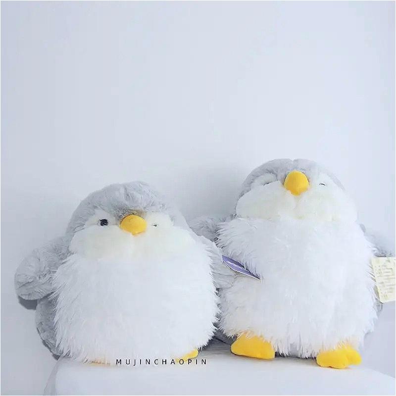23CM Original Kawaii Fluffy Penguin Plush Toy Nordic Style Cute Soft Stuffed Animal Doll Child Companionship Kids Birthday Gift