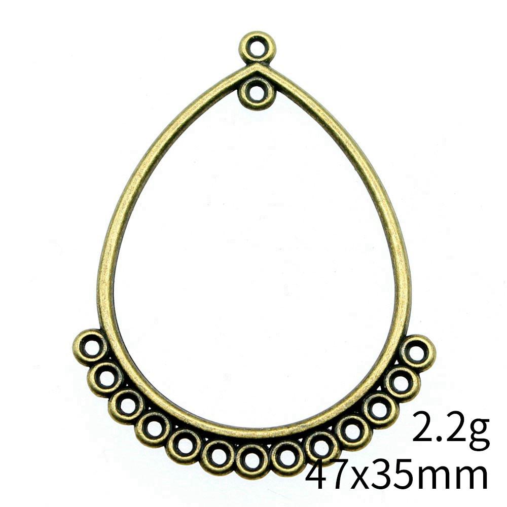 2025 Trend Accesories Water Drop Earring Connector Accessories Parts Ornaments For Home Accessories Parts