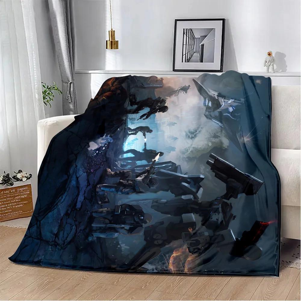 

Горячая игра H-Helldiver 2 Печатное одеяло Одеяла для пикника Теплое одеяло Мягкое и удобное одеяло Для дома и путешествий Подарок на день рождения 30x40in