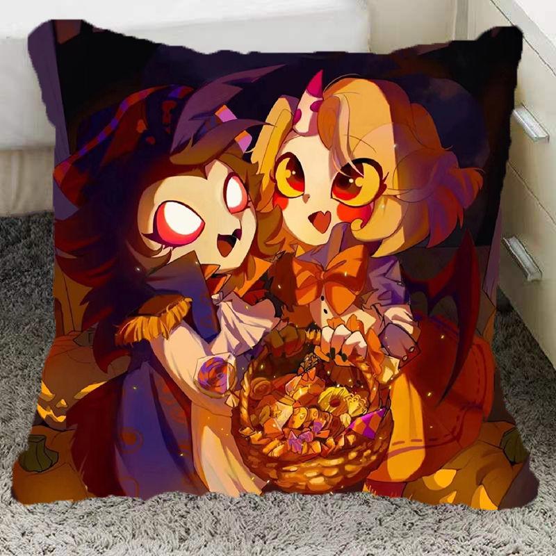 Halloween Pillow Pumpkin Funny Two-Dimensional Animation Pillow Emoticon Pack Party Party Boy and Girl School Day Gift