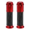 Motoforti 22mm 24mm Universal Motorcycle Hand Grips Cover Rubber Aluminum Alloy Handlebar Grip for Motorcycle Scooter 1 Pair
