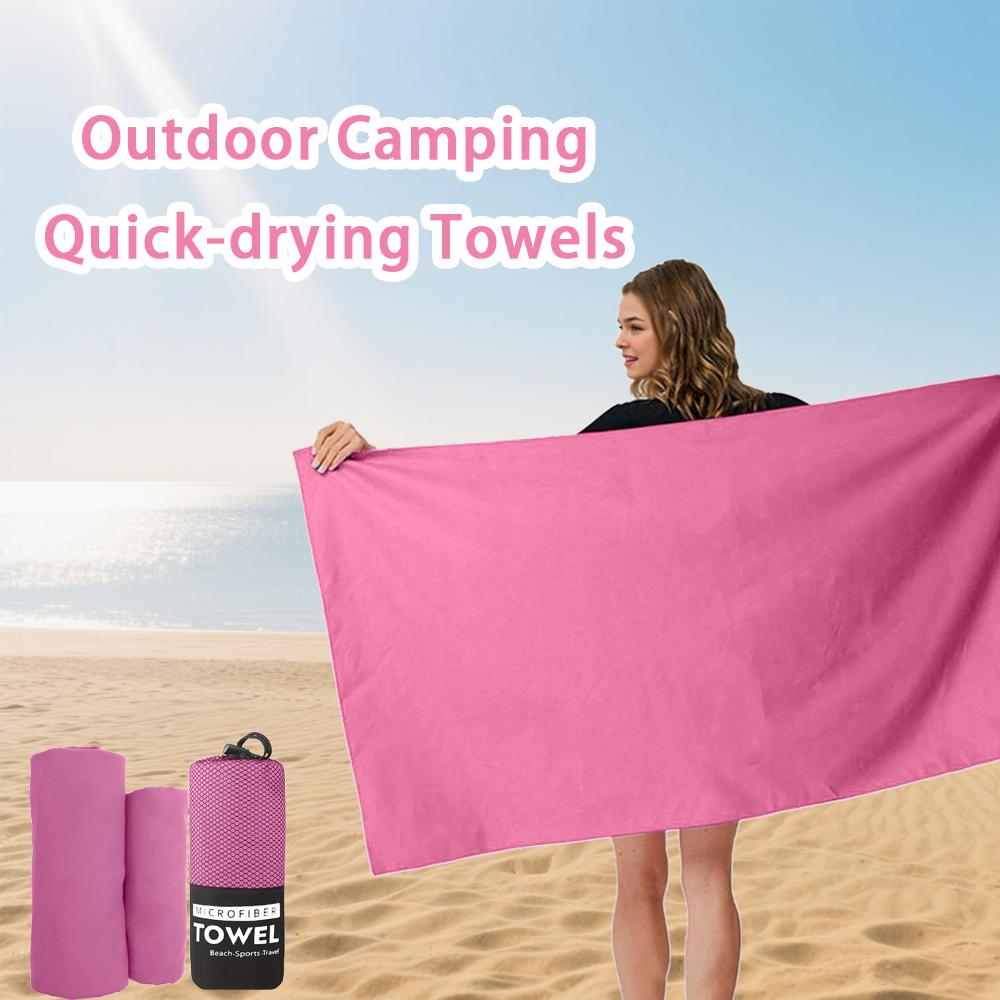 Mikrofaser Schnelltrocknendes Handtuch, Poolhandtuch-Set, Bequemes Leichtes Sandfreies Strandtuch, Geeignet Für Camping, Fitness