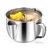 Stainless Steel Gravy Oil Soup Fat Separator Grease Oiler Filter Strainer Bowl