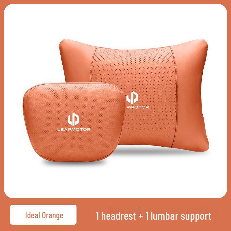 Suporte Lombar para Bancos de Carro Leapmotor T03/C11/C01/C16/C10 - Conforto de Alta Qualidade e Proteção da Cintura Encosto de Cabeça