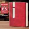A5 B5 Notebook Pu Leather Notebook With Pen Holder Loop Thickened Suitable Journal For Work, Diary And Business