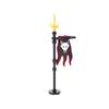 Medieval Army Empire Flag and Flagpole Set - Knight Building Blocks with Cloak and Weapon Bricks