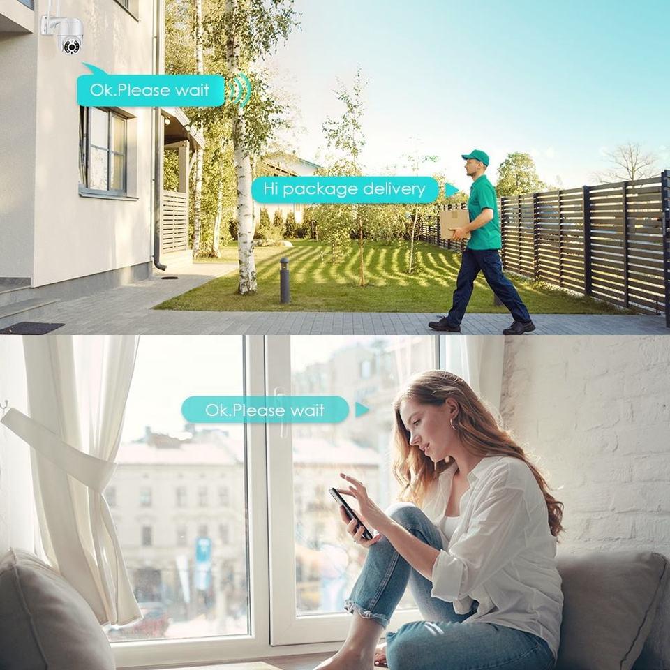 SuperSee 360° HD Waterproof WiFi Camera - 5MP Wireless Remote Monitoring