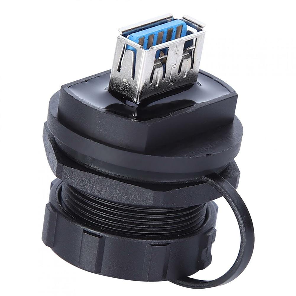 

USB Waterproof USB Connector 1 Pc Adapter Dual Female Fire Resistance Flame Retardant Socket USB 3.0 Waterproof China Mainland